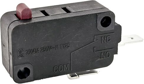 3 عبوات HK -14 No Micro Switch (Red) - 20A 250VAC SPST مفتوح عادة مفتاح المكبس دبوس - متوافق مع هانيويل V7-1S37D13 - سلامة الباب والحد in Kuwait