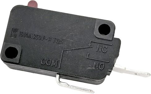3 عبوات HK -14 No Micro Switch (Red) - 20A 250VAC SPST مفتوح عادة مفتاح المكبس دبوس - متوافق مع هانيويل V7-1S37D13 - سلامة الباب والحد in Kuwait