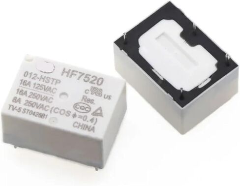 2PCS RELAY HF7520-005-HSTP HF7520-012-HSTP HF7520-024-HSTP 5V 12V 24V 4PIN 16A (24V) in Kuwait