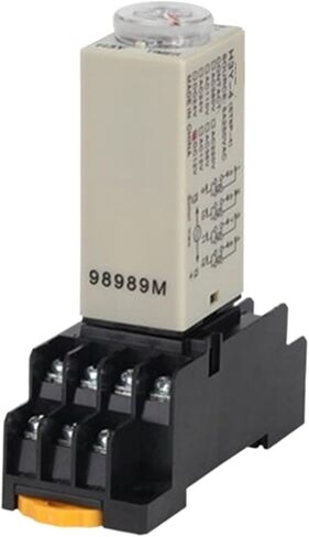 H3Y-4 تأخير الطاقة الدوار 1S/5S/10S/30S/60S/3M/5M/10M/30M توقيت التتابع AC 110V 220V 380V 14 مع PYF14A 1PCs (الجهد AC 220V ، 0-60 دقيقة) in Kuwait