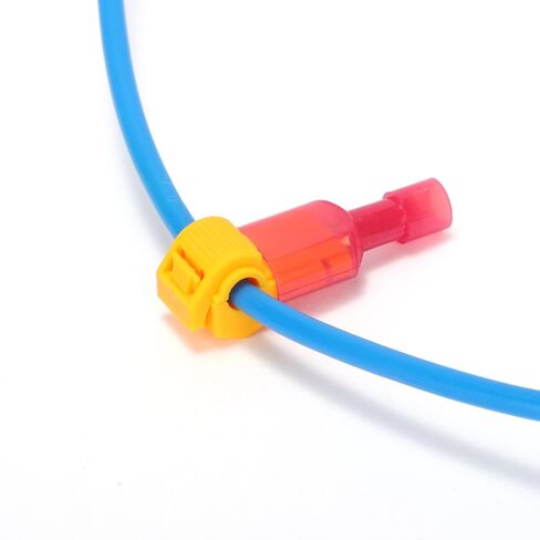 HKS 60pcs/30 أزواج 22-12 موصل سلك AWG T-TAP-قطع لصق سريع-أطراف التغريد الذاتي الكهربائية طقم تجعيد السيارات معزول in Saudi Arabia