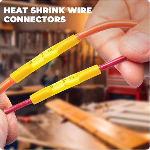 FORCA 740PCS Heat Shrink Wire Connectors Kit, AWG 16-14 Marine Grade Waterproof Crimp, Electrical Solder Seal, Ring Fork Spade Bullet Solder Butt Connectors Blue(13 Types) in Saudi Arabia
