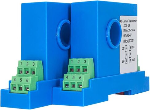 1pcs DC Current Sensor Transmitter Output 4-20mA 0-5V rs485 Analog Signal 0-150A Input 12mm 15mm Hole Current Transformer DC24V, DC12V(15mm,DC 0-5A_DC 0-5V Output) in Saudi Arabia