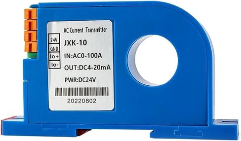 JXK-10 AMPERE TRANSDUCER TRANSPLER DC AC 20A 50A 100A 200A 500A TRANSMITTER 4-20MA 0-10V RS485 OUTPUT (INPUT DC 0-150A_0-10V_DC12V) in Kuwait