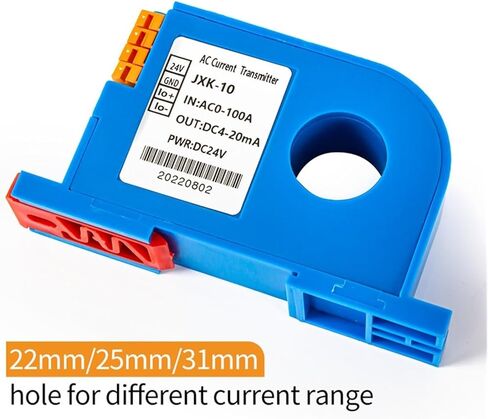 JXK-10 AMPERE TRANSDUCER TRANSPLER DC AC 20A 50A 100A 200A 500A TRANSMITTER 4-20MA 0-10V RS485 OUTPUT (INPUT DC 0-150A_0-10V_DC12V) in Kuwait