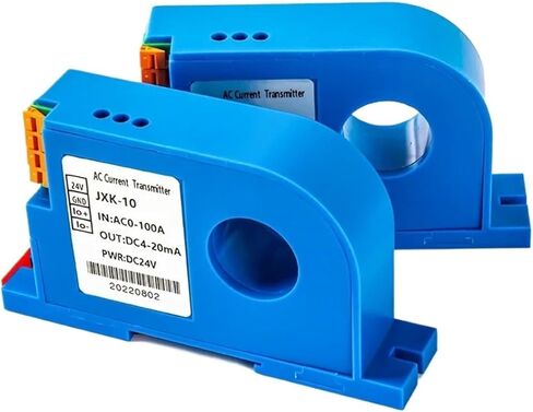 JXK-10 AMPERE TRANSDUCER TRANSPLER DC AC 20A 50A 100A 200A 500A TRANSMITTER 4-20MA 0-10V RS485 OUTPUT (INPUT DC 0-150A_0-10V_DC12V) in Kuwait