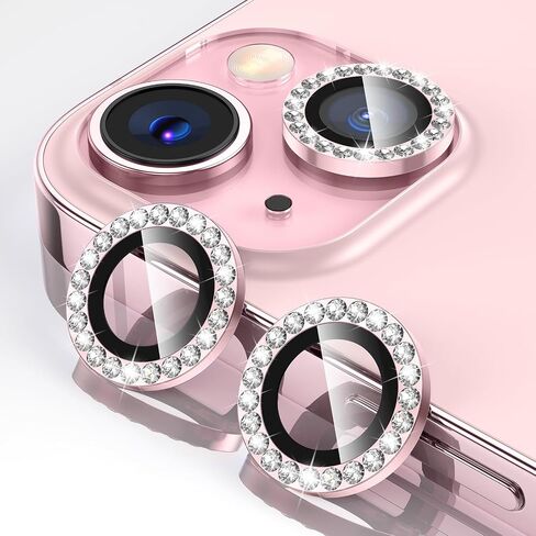 Tensea for iPhone 16 / iPhone 16 Plus Camera Lens Protector, 9H Tempered Glass Camera Cover Screen Protector, HD Clear, Metal Individual Ring for iPhone 16 6.1inch/iPhone 16 Plus 6.7inch 2024 in Kuwait