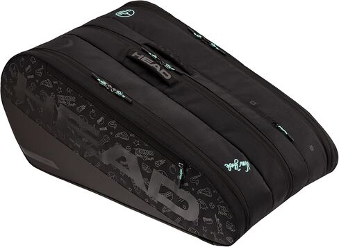 HEAD TOUR RACQUET BAG XL (12R) NEON 2025, Black in Saudi Arabia