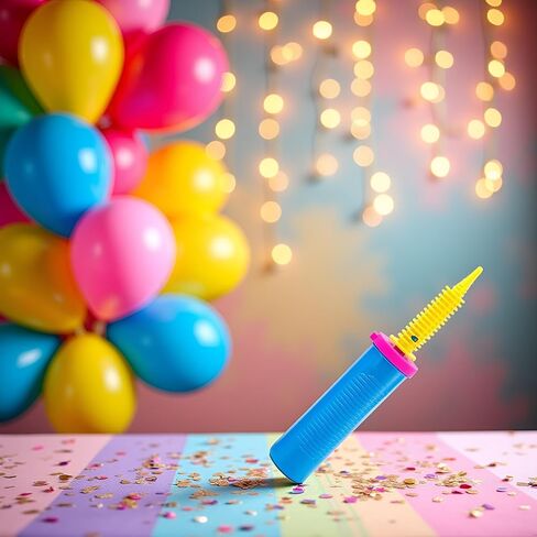Blue Portable Hand Pump for Balloons,Balloon Pump Hand Held Two-Way Dual Action -Balloon Inflator Pump -Air Pump for Balloons Decorations Birthday Party Supplies,Inflation Devices and Accessories in Saudi Arabia