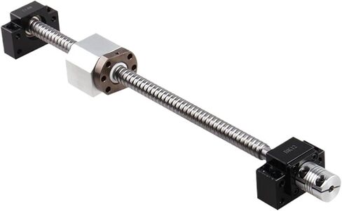 آلة التحكم في الكرة المزدوجة صامد الجوز المسمار 250-1000mm SFU1605 Ball Screw C7 End+1605 Ball Nut+Nut Housing+BK/BF12 End Support+Coupler (SFU1605-650mm) in Saudi Arabia