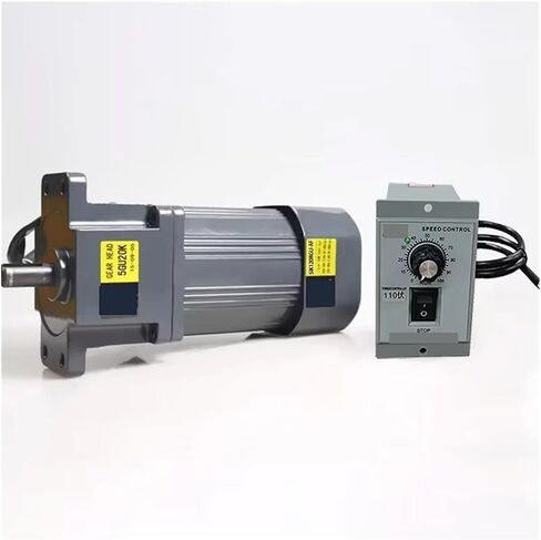 asynchronous motor 110V 120W Reinforced AC Gear Motor With Ear 5IK120RGU-AF With Speed Regulator High Torque Asynchronous Motor Shaft Diameter 15mm(0-108RPM) in Saudi Arabia
