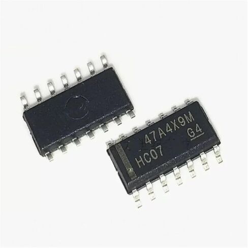 10PCS 74HC07D SMD SOP-14 Reversed-Phase Open Collector Driver IC SN74HC07DR in Saudi Arabia