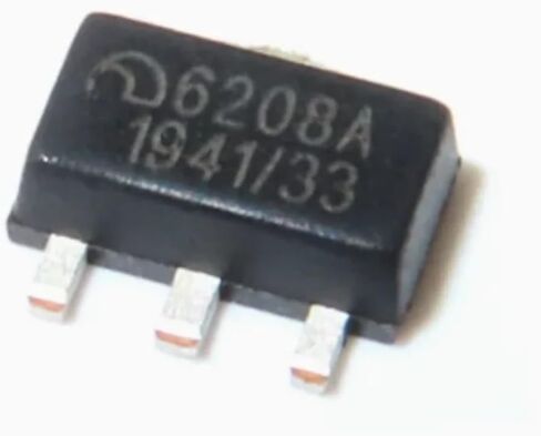 40PCS ME6208A33PG SMD SOT-89-3 مطبوعة 6208A خطي تفاضلي LDO in Saudi Arabia