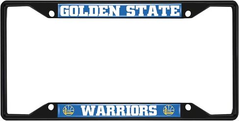 Fanmats 31330 Golden State Warriors لوحة الترخيص المعدنية إطار الأسود in Saudi Arabia