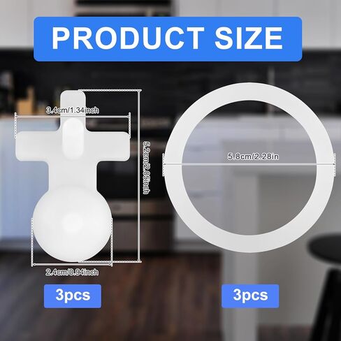 3pcs Replacement Leak Stopper and 3pcs Sealing O-Ring for Thermos Funtainer 16 Oz Stainless Steel Vacuum Insulated Bottle, Silicone Gasket and Lid Seal Plug Water Bottle Parts Accessories in Saudi Arabia