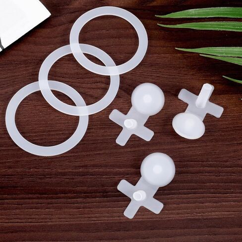 3pcs Replacement Leak Stopper and 3pcs Sealing O-Ring for Thermos Funtainer 16 Oz Stainless Steel Vacuum Insulated Bottle, Silicone Gasket and Lid Seal Plug Water Bottle Parts Accessories in Saudi Arabia