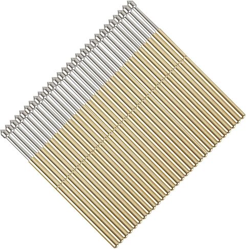 100PCS P100-E2 Spring Test Pins, 3A Spring Test Probe Pin Set, Brass 1.5mm Round Spring Test Probes, Conical Head Spring Probe Pin Replacement PCB Testing Tools in Saudi Arabia