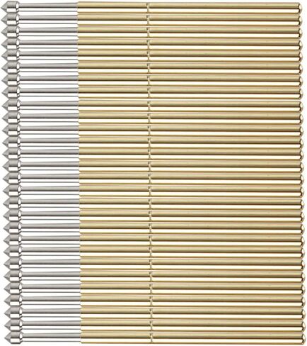 100PCS P100-E2 Spring Test Pins, 3A Spring Test Probe Pin Set, Brass 1.5mm Round Spring Test Probes, Conical Head Spring Probe Pin Replacement PCB Testing Tools in Saudi Arabia
