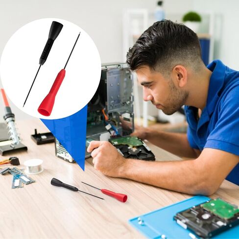 6 Pack Multimeter Test Probes, 2mm Needle Non-Destructive 600V/10A Multimeter Probes, Insulated Electrical Leads for Leads tl71 tl75- Black & Red in Saudi Arabia