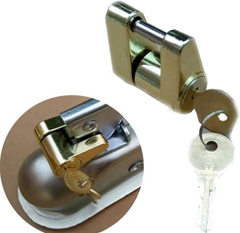 مقطورة القفل المقطورة دبوس Hasp Lock Lock Yacht SUV RV ATV UTV Truck Car Accessories Auto Parts DIY Rarelock MS450 G 1PCS (Palock Black) in Saudi Arabia