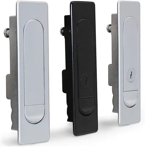 XJJ-MS730 Bouncing Cabinet Plane Lock Black Matte Distribution Box Tin Trunk Switch Cabinet Equipment Box Industrial Lock 1Pcs(Matte-1) in Saudi Arabia