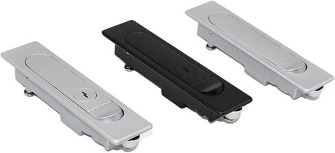 XJJ-MS730 Bouncing Cabinet Plane Lock Black Matte Distribution Box Tin Trunk Switch Cabinet Equipment Box Industrial Lock 1Pcs(Matte-1) in Saudi Arabia