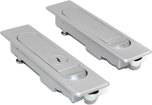 XJJ-MS730 Bouncing Cabinet Plane Lock Black Matte Distribution Box Tin Trunk Switch Cabinet Equipment Box Industrial Lock 1Pcs(Matte-1) in Saudi Arabia
