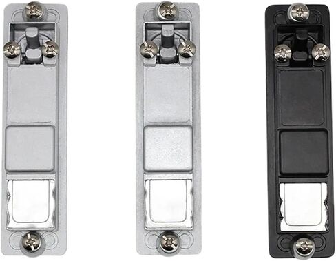 XJJ-MS730 Bouncing Cabinet Plane Lock Black Matte Distribution Box Tin Trunk Switch Cabinet Equipment Box Industrial Lock 1Pcs(Matte-1) in Saudi Arabia