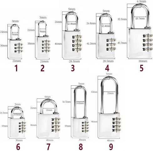 قفل المزيج غير القابل للصدأ لخزانة بوابة الخزانة مربع تخزين- مربع كلمة المرور الرقمية قفل RARELOCK YP10 1PCS (رقم 1) in Saudi Arabia
