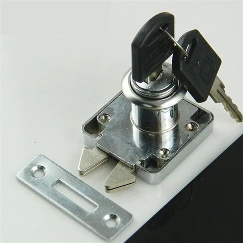Double Hook Cabinet Drawer Lock for Home Drawer School Storage Box Gym Locker Boat Car Truck Rarelock JA43 1Pcs(Same Key) in Saudi Arabia