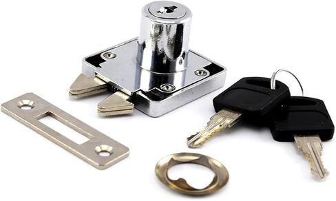 Double Hook Cabinet Drawer Lock for Home Drawer School Storage Box Gym Locker Boat Car Truck Rarelock JA43 1Pcs(Same Key) in Saudi Arabia