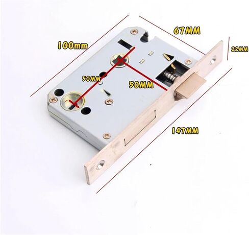 قفل الباب مع Keys Office Hotel Wooden Door 2 افتتاح ZS49 1pcs in Saudi Arabia