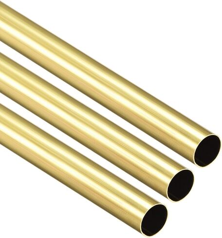 #US 3Pcs Brass Round Tube 300mm Length 8mm OD 0.2mm Wall Thickness Seamless Straight in Saudi Arabia
