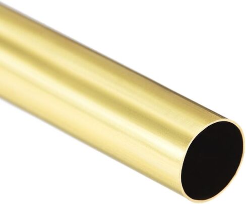 #US 3Pcs Brass Round Tube 300mm Length 8mm OD 0.2mm Wall Thickness Seamless Straight in Saudi Arabia