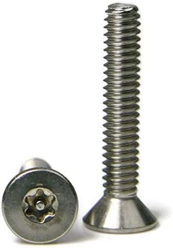 Torx W/Pin Therper Proof Security Cap Cap Machine 18-8 Stainless Steel-1/4-20 × 3/4 (T-30) Qty-25 in Saudi Arabia