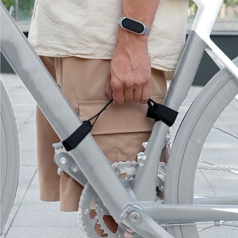 1 Pack Bicycle Carrying Strap, Mountain Bike Frame Handle Carrying Lifter Bike Rack Strap for Road Mountain Bike, Portable and Labor-Saving, Black in Kuwait