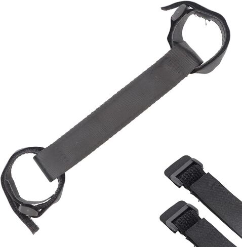 1 Pack Bicycle Carrying Strap, Mountain Bike Frame Handle Carrying Lifter Bike Rack Strap for Road Mountain Bike, Portable and Labor-Saving, Black in Kuwait