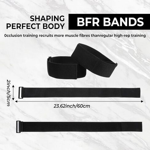 2 PCS نطاقات انسداد Glutes Hip Building Blood Flow Resriction Bands BFR Bundle Booty Booty Boty Best Best Fabric Resistance Fands للنساء اللائي يمارسون الرياضة فخذ القرفصاء الخاصة بك in Saudi Arabia