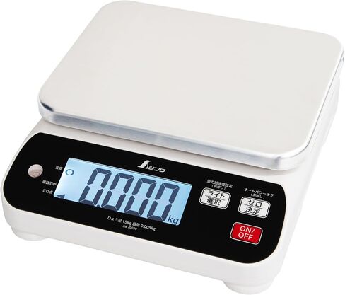 Shinwa Sokutei 70039 Digital Scale WP Dustproof Waterproof Non-Trade Proof 33.1 lbs (15 kg) in Kuwait
