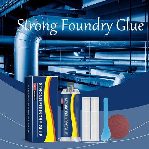 Strong Foundry Glue, Metal Repair Glue, ab Metal Glue Heary Duty Weld, Casting Glue Metal Repair, Enhanced Casting Glue Metal Repair, Strong Foundry Glue for Metal (1PCS) in Saudi Arabia