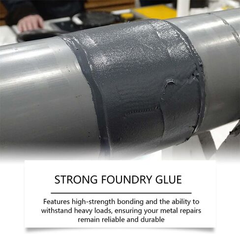 Strong Foundry Glue, Metal Repair Glue, ab Metal Glue Heary Duty Weld, Casting Glue Metal Repair, Enhanced Casting Glue Metal Repair, Strong Foundry Glue for Metal (1PCS) in Saudi Arabia