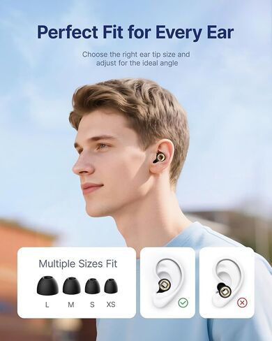 Ear Plugs for Sleeping Noise Cancelling, 45dB Reusable Earplugs for Noise Reduction, Hearing Protection Ear Plugs with 8 Ear Tips, Soft Silicone Earplugs for Sleep, Concerts, Snoring, Study (Blue) in Saudi Arabia