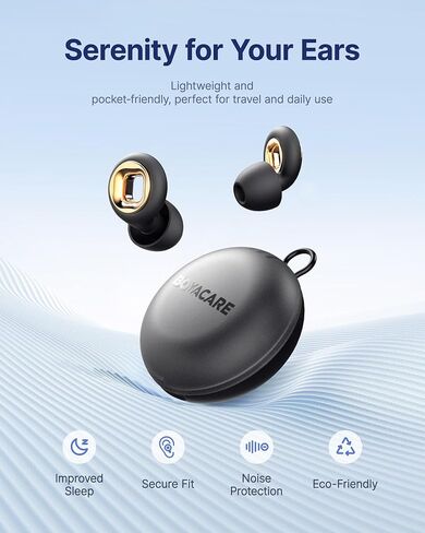 Ear Plugs for Sleeping Noise Cancelling, 45dB Reusable Earplugs for Noise Reduction, Hearing Protection Ear Plugs with 8 Ear Tips, Soft Silicone Earplugs for Sleep, Concerts, Snoring, Study (Blue) in Saudi Arabia