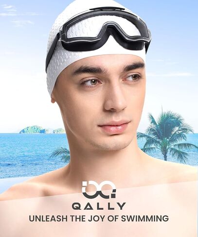 Swim Goggles for-Men-Women-Adult Swimming Goggles-Goggles for Men:Anti-Fog No Leaking UV400 Protection Wide View 3 Pack in Kuwait