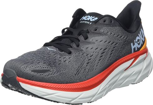 حذاء رجالي HOKA ONE ONE Clifton 8 مقاس 8، اللون: أسود/أسود in Saudi Arabia