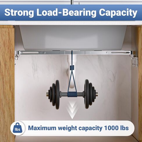 Sink Support | Undermount Kitchen Sink Brackets | Heavy Duty Adjustable Stainless Steel Pole - Undermount Sinks Kit for Kitchen, Bathroom 28.0-39.4 inches(71-100CM), 2 Packs in Saudi Arabia