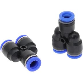 PY PW" 3 Way Port Y Shape Air Pneumatic 4mm-16mm OD Hose Tube Push in Gas Plastic Pipe Fitting Connectors Quick Fittings(PY-8mm) in Saudi Arabia
