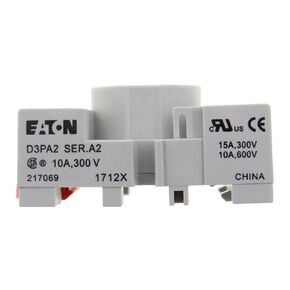 Eaton D3PA2 General Purpose Relay Mount, DIN Rail/Panel Mounting Style, For Use With D3PF2 in Saudi Arabia