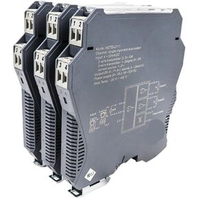 1PCS عزل جهاز الإرسال 1 في 2 OUT 0-20MA إخراج الإدخال التناظرية الإمدادات الجلفانية العرض 4-20MA عزل 18-32VDC (2 في 2 OUT) in Kuwait