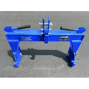 Fast Cat Quick Hitch, Category 1 3-Point, No Bushings Required with Adjustable Top Hook and Quick Change Pins, 2 Year Warranty (Black) in Saudi Arabia